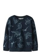 Nmmvaron Ls Aop Swt Unb Noos Tops Sweatshirts & Hoodies Sweatshirts Na...