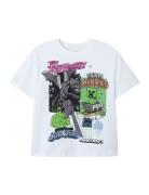 Nkmjahi Minecraft Nreg Ss Top Noos Bfu Tops T-Kortærmet Skjorte White ...