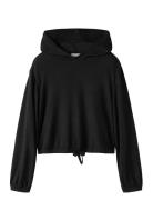 Nkfkathlin Nreg Sh Ls Top Wh Tops Sweatshirts & Hoodies Hoodies Black ...