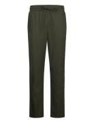 Patrick Linen Pants Bottoms Trousers Linen Trousers Green Les Deux
