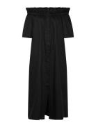 Cmshirley-Dress Knælang Kjole Black Copenhagen Muse