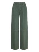 2393 Denim, Structured Long Pants Bottoms Jeans Wide Green STINE GOYA