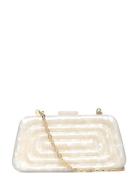 Pearl-Effect Clutch Bag Bags Clutches Cream Mango