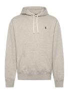 Lt Wt Athletic Flc-Lsl-Sws Tops Sweatshirts & Hoodies Hoodies Grey Pol...