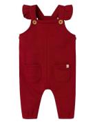 Nbfkilano Loose Sweat Overall Lil Bottoms Dungarees Red Lil'Atelier