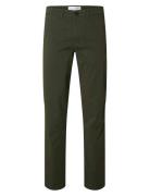 Slh196-Straight New Miles Flex Pant Noos Bottoms Trousers Chinos Green...