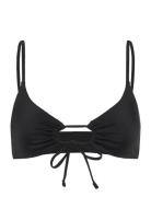 Ruched Triangle Bikini Top Swimwear Bikinis Bikini Tops Triangle Bikin...
