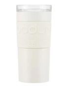 Travel Mug Home Tableware Cups & Mugs Thermal Cups Cream Bodum