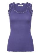 Rwbabette Sl U-Neck Long Lace Top Tops T-shirts & Tops Sleeveless Purp...