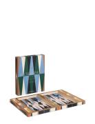 Lacquered Backgammon Home Decoration Puzzles & Games Games Multi/patte...
