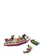 Playmobil Action Heroes Brandbåd Med Vandscooter - 71464 Toys Playmobi...