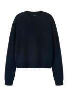Nlflodet Ls Short Knit Noos Tops Knitwear Jumpers Navy LMTD
