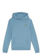 Pullover Hoodie Tops Sweatshirts & Hoodies Hoodies Blue Lyle & Scott