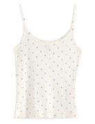 Tank Pointelle With Lettuce Ed Top Cream Lindex