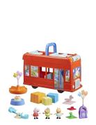 Peppa Pig 2-In-1 Party Bus Toys Playsets & Action Figures Play Sets Mu...