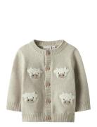 Nbmlional Ls Knit Card Tops Knitwear Cardigans Beige Name It