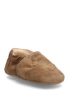 Bisgaard Newborn Shoes Baby Booties Brown Bisgaard