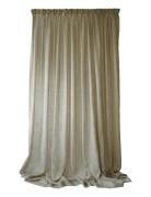 Curtain Ellie Double Width Home Textiles Curtains Long Curtains Beige ...