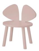 Mouse Childrens Chair Home Kids Decor Furniture Pink Nofred