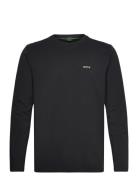 Tee Long Sport T-Langærmet Skjorte Black BOSS