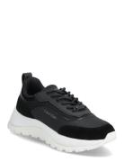 Runner Lace Up Mesh Mix Low-top Sneakers Black Calvin Klein