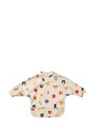 Merle Cape Bib Baby & Maternity Baby Feeding Bibs Long Sleeve Bib Beig...