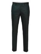 Slhslim-Mylostate Flex Green Trs B Bottoms Trousers Formal Green Selec...