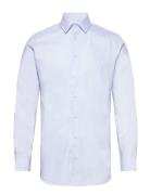 Slhslimethan Shirt Ls Classic Noos Tops Shirts Business Blue Selected