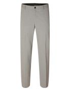 Slhslim-Delon Jersey Trs Flex Noos Bottoms Trousers Formal Grey Select...