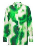 Slfclaudine Ls Shirt B Tops Shirts Long-sleeved Green Selected