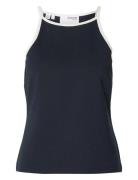 Slfelfrida Sl Contrast Top Tops T-shirts & Tops Sleeveless Navy Select...