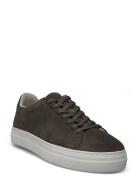 Slhdavid Chunky Suede Sneaker Noos Low-top Sneakers Green Selected