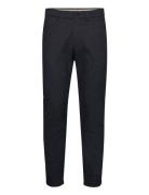 Slh175-Slim Miles Hounds Pant Bottoms Trousers Chinos Navy Selected