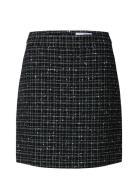 Slfwilma Mw Mini Skirt Skirts Short Skirts Black Selected