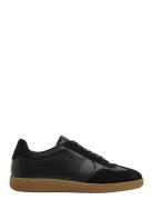 Slhfinley Mix Sneaker Low-top Sneakers Black Selected