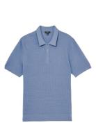 Regis Tops Polos Short-sleeved Blue Reiss