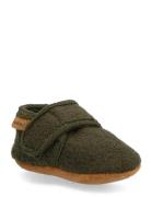 Baby Wool Slippers Slippers Hjemmesko Green En Fant