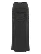 Gzmaily Slit Skirt Skirts Maxi Skirts Black Gestuz