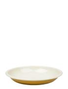 Enamel Plate - Ochre - 2 Pcs Home Meal Time Plates & Bowls Plates Mult...