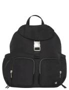 Flap Nylon Backpack Rygsæk Taske Black Calvin Klein