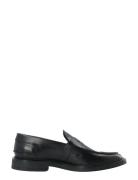 Biafelix Penny Loafer Polido Loafers Flade Sko Black Bianco