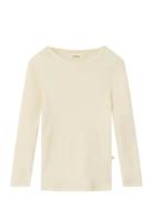 Nmnnalu Rib Wo/Mo Ls Slim Top Lil Tops T-shirts Long-sleeved T-Skjorte...