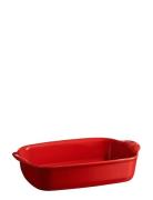 Small Rectangular Oven Dish Home Kitchen Oven Molds Red Emile Henry