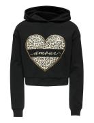 Kogcooper Life Heart Ls Hoodie Swt Noos Tops Sweatshirts & Hoodies Hoo...