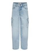 Kogharmony Wide Cargo Carrot Azg Noos Bottoms Jeans Wide Jeans Blue Ki...