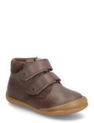 Shoes - Flat - With Velcro Boots Støvler Brown ANGULUS
