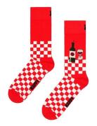 Wine And Dine Sock Lingerie Socks Regular Socks Red Happy Socks