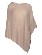 Scarf Cwpaige Tops Knitwear Ponchos Beige Claire Woman