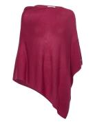 Scarf Cwpaige Tops Knitwear Ponchos Pink Claire Woman