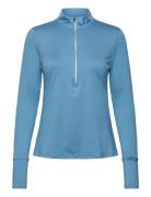 Ua Launch Pro Half Zip Sport Sweatshirts & Hoodies Sweatshirts Blue Un...